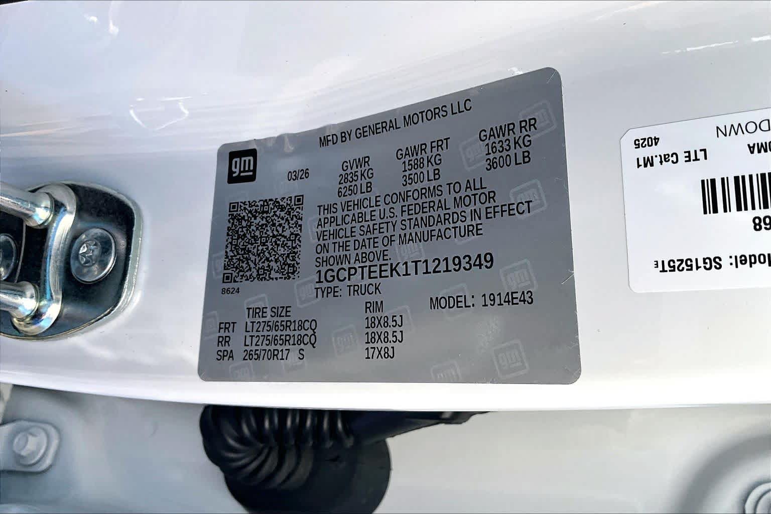 Used 2026 Chevrolet Colorado Trail Boss AWD/4WD image 36