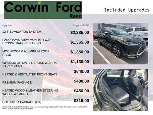 Used 2022 Lexus RX 450h AWD w/ Premium Package image 3