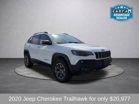 Used 2020 Jeep Cherokee Trailhawk w/ Cold Weather Group image 1
