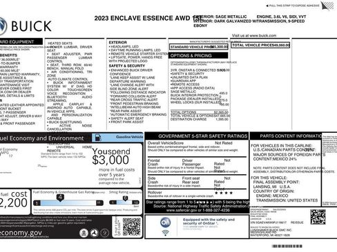 Used 2023 Buick Enclave Essence AWD/4WD image 31