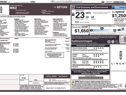 Used 2019 Lincoln MKZ Reserve image 46