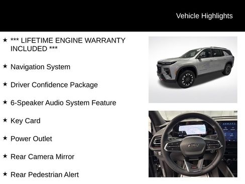 New 2026 Chevrolet Traverse Z71 w/ Driver Confidence Package image 2