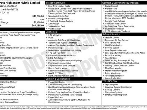 Used 2019 Toyota Highlander Limited AWD/4WD image 2