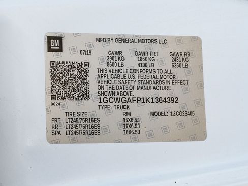 Used 2019 Chevrolet Express 2500 w/ Driver Convenience Package image 64