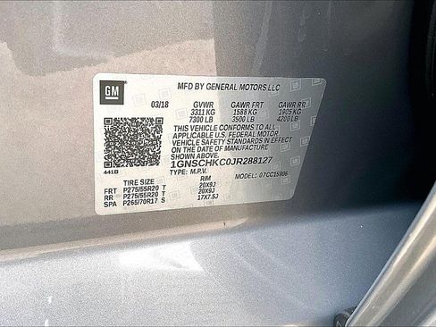 Used 2018 Chevrolet Suburban LT w/ Texas Edition Package image 28