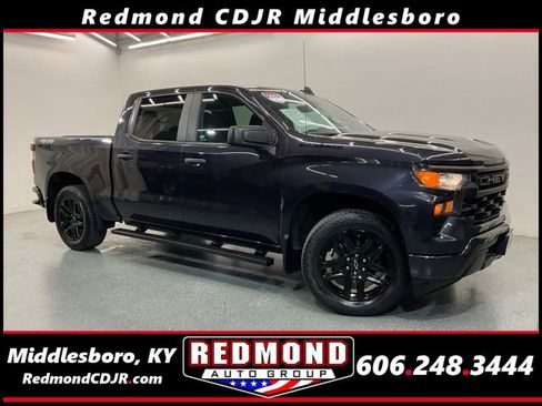 Used 2023 Chevrolet Silverado 1500 Custom w/ LPO, Dark Essentials Package AWD/4WD image 1