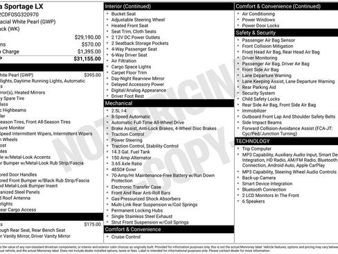 Used 2025 Kia Sportage LX AWD/4WD image 39