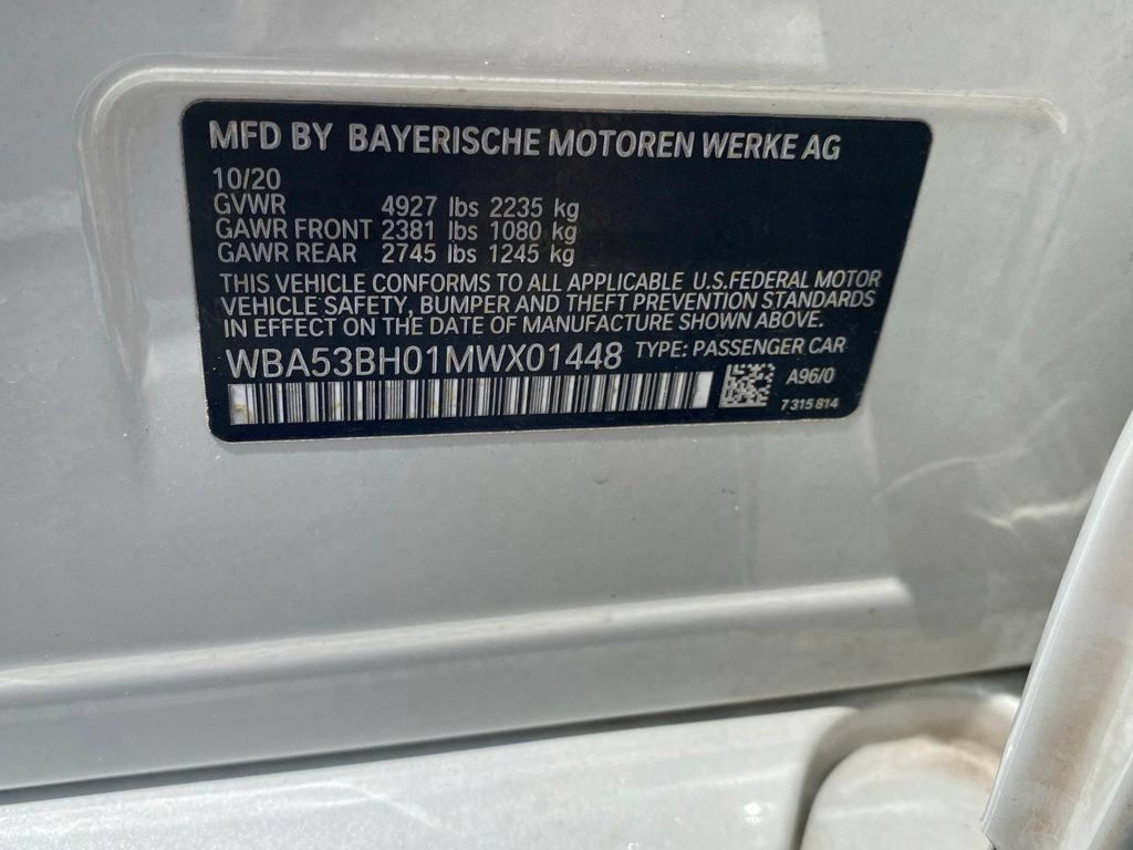 Used 2021 BMW 530i w/ Convenience Package RWD image 18