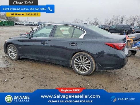 Used 2020 INFINITI Q50 Luxe w/ Essential Package (3.0T Luxe) image 3