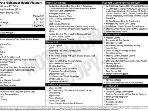 Used 2021 Toyota Highlander Platinum image 28