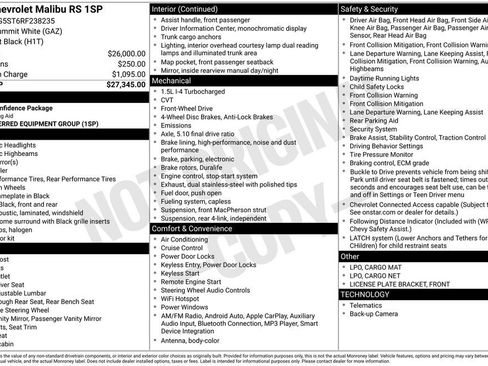 Used 2024 Chevrolet Malibu RS FWD image 17