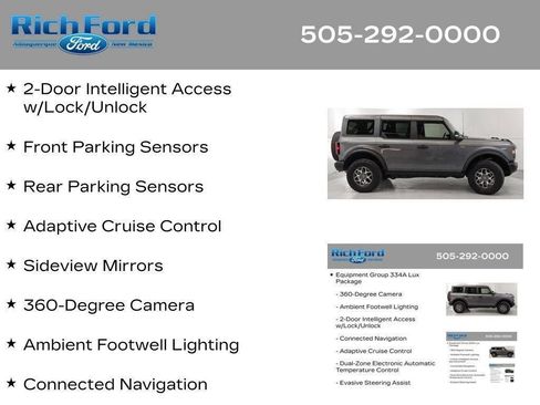 Certified 2025 Ford Bronco Badlands AWD/4WD image 62