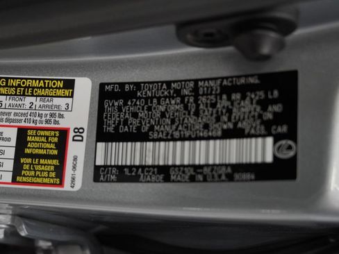 Used 2023 Lexus ES 350 w/ Protection Package (P2) FWD image 41