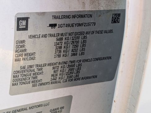 Certified 2021 GMC Sierra 3500 SLT w/ Gooseneck/5TH Wheel Package image 31