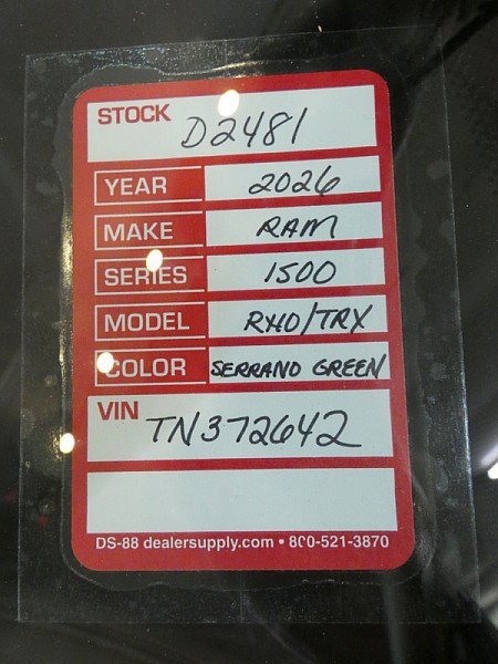 New 2026 RAM 1500 RHO AWD/4WD image 30