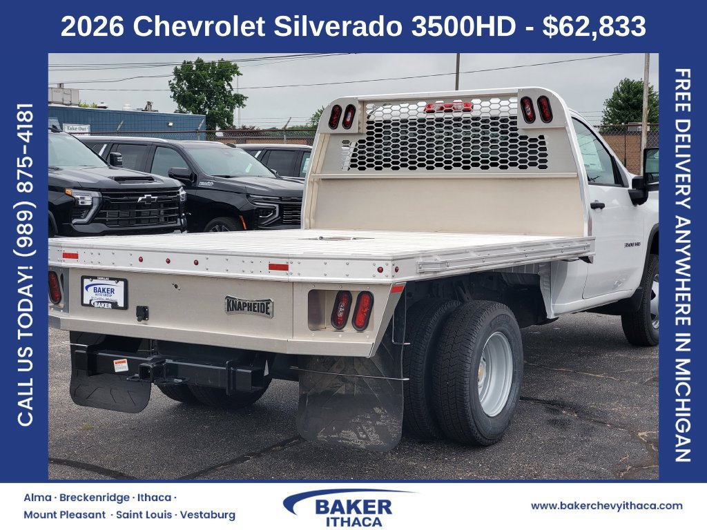 New 2026 Chevrolet Silverado 3500 W/T w/ WT Convenience Package AWD/4WD image 2