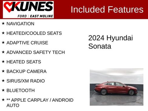 Used 2024 Hyundai Sonata SEL image 2