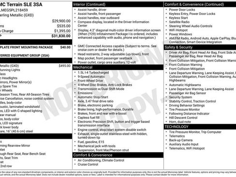 Used 2023 GMC Terrain SLE image 38