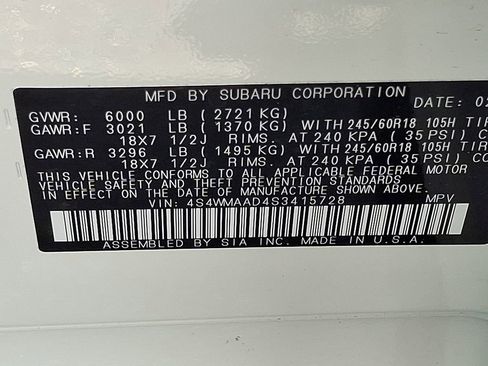 Used 2025 Subaru Ascent Premium AWD/4WD image 27