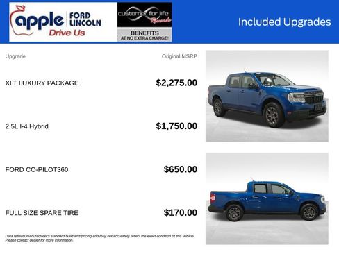 Certified 2024 Ford Maverick XLT w/ XLT Luxury Package FWD image 4