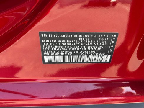 New 2026 Volkswagen Jetta GLI Autobahn FWD image 24