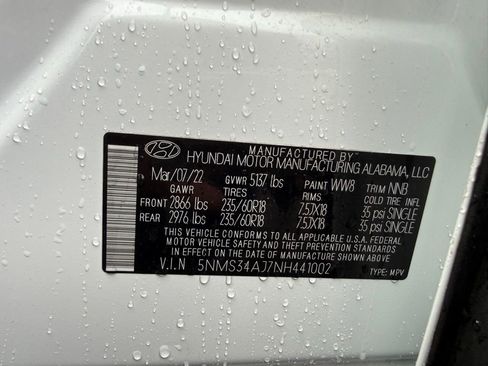 Used 2022 Hyundai Santa Fe SEL w/ Convenience + Premium Package FWD image 33