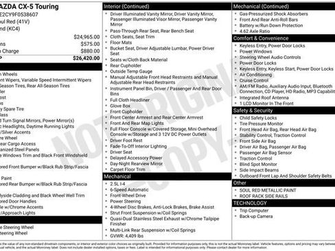 Used 2015 MAZDA CX-5 Touring image 28