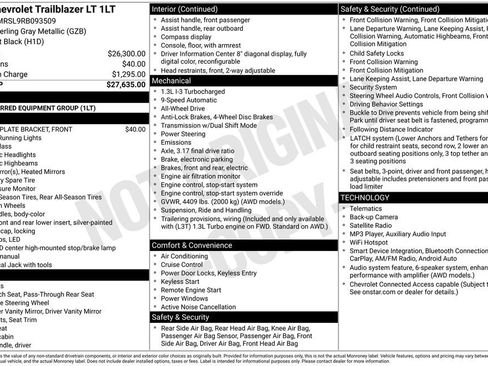 Used 2024 Chevrolet TrailBlazer LT AWD/4WD image 32