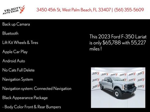 Used 2023 Ford F350 Lariat w/ Black Appearance Package AWD/4WD image 33