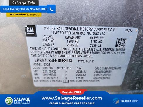 Used 2022 Buick Envision Preferred FWD image 17