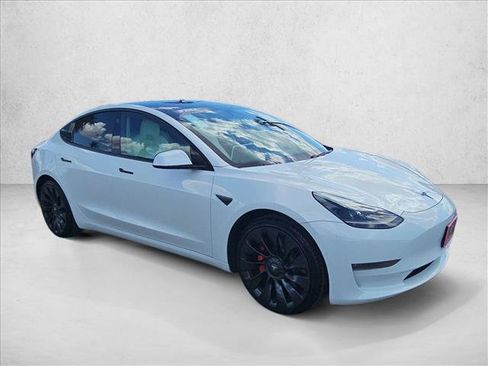 Used 2021 Tesla Model 3 Performance AWD/4WD image 3