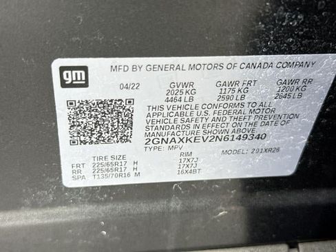 Certified 2022 Chevrolet Equinox LT FWD image 33