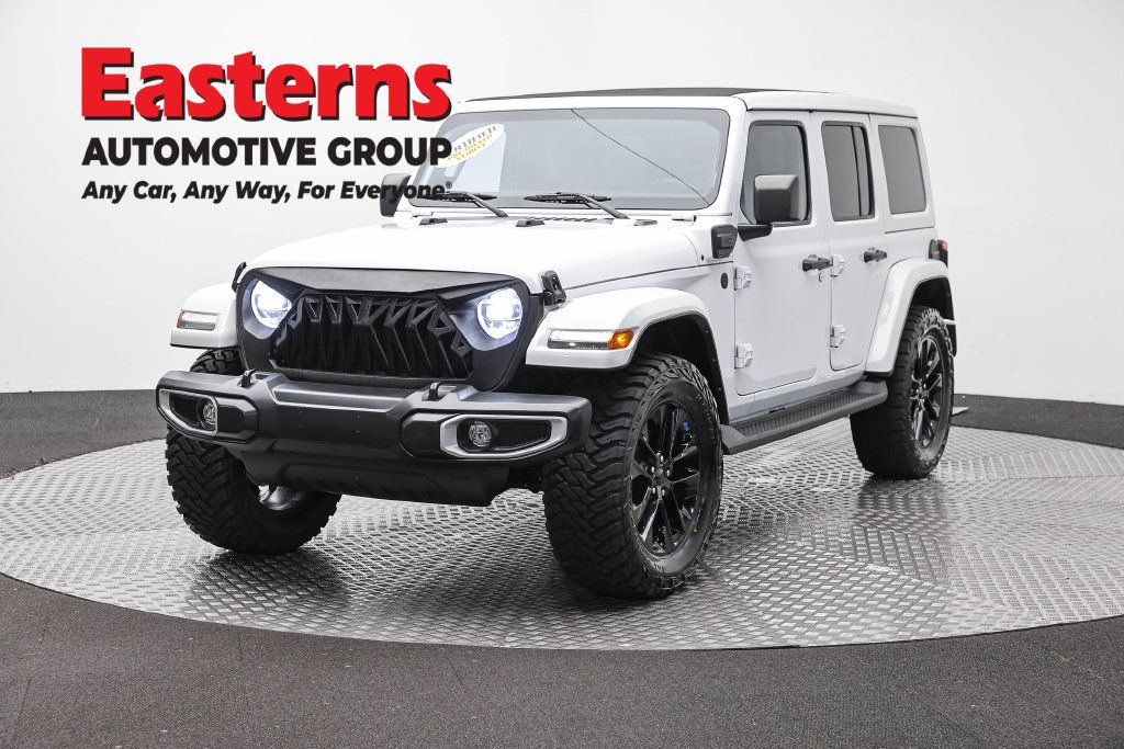 Used 2022 Jeep Wrangler Unlimited Sahara w/ Cold Weather Group AWD/4WD image 1