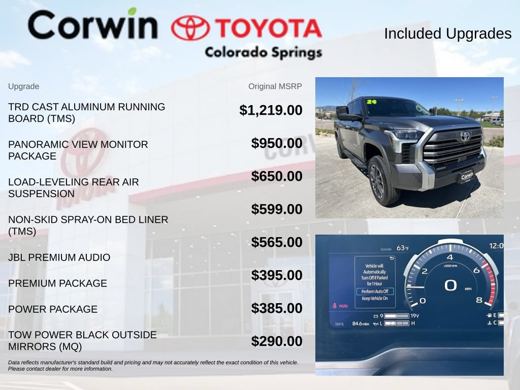 Used 2024 Toyota Tundra Limited AWD/4WD image 4