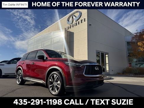 Certified 2025 INFINITI QX60 Luxe w/ Vision Package image 1