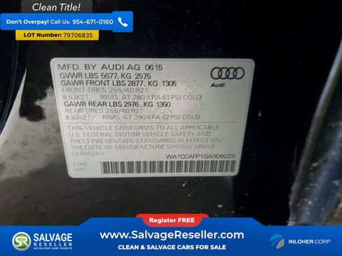 Used 2016 Audi SQ5 Premium Plus w/ Technology Package image 17