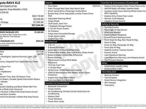 Certified 2025 Toyota RAV4 XLE w/ Convenience Package AWD/4WD image 8
