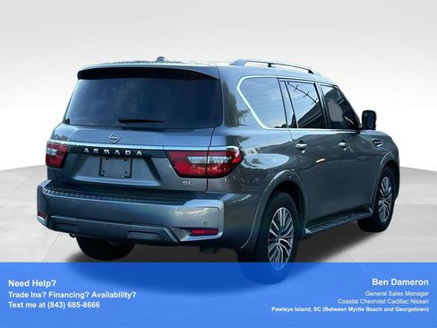 Used 2023 Nissan Armada SL w/ Captain's Chairs Package RWD image 5