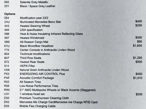 Used 2024 Mercedes-Benz EQS 450+ 4MATIC SUV image 2