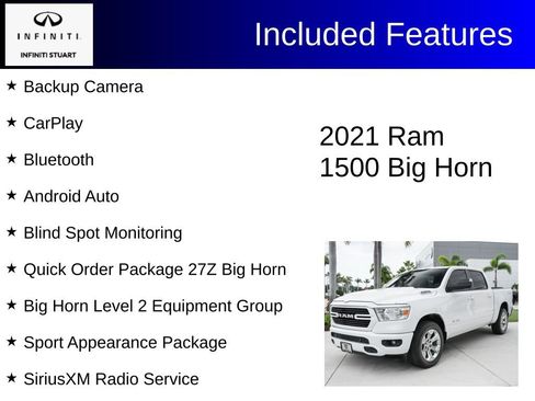 Used 2021 RAM 1500 Big Horn AWD/4WD image 2