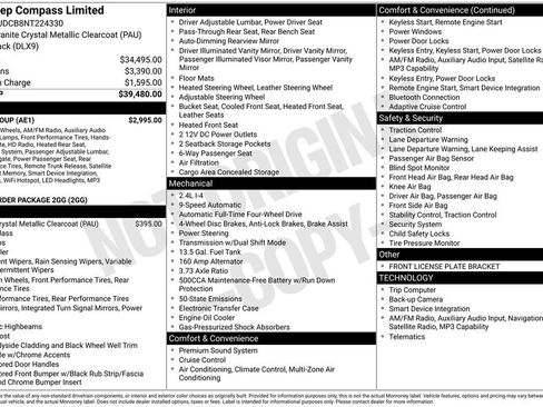 Used 2022 Jeep Compass Limited w/ Elite Group image 11