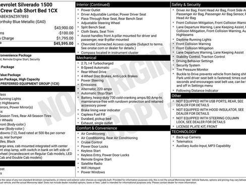 Used 2022 Chevrolet Silverado 1500 Custom RWD image 17