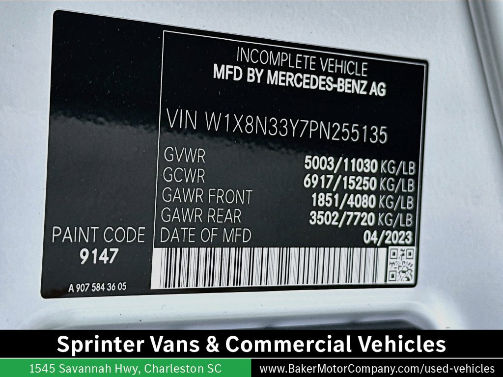 Used 2023 Mercedes-Benz Sprinter 3500 image 29