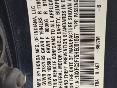 Used 2017 Honda Civic EX image 17