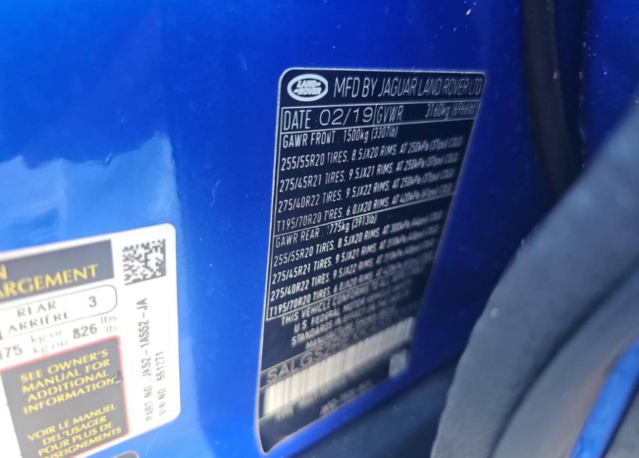Used 2019 Land Rover Range Rover Supercharged AWD/4WD image 2