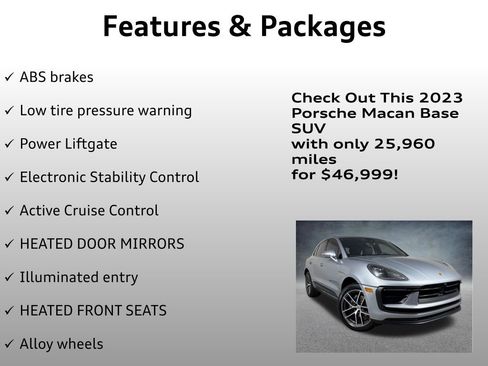 Used 2023 Porsche Macan w/ Premium Package Plus AWD/4WD image 12