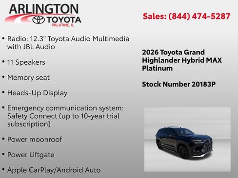 Used 2026 Toyota Grand Highlander AWD Hybrid image 4