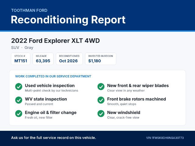 Used 2022 Ford Explorer XLT AWD/4WD image 6