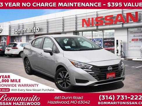 New 2025 Nissan Versa SV w/ Trunk Package image 1