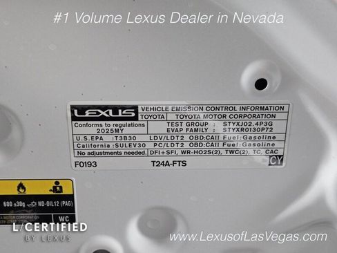 Certified 2025 Lexus NX 350 AWD w/ Cold Area Package image 29